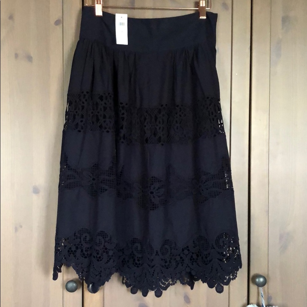 Ann Taylor Navy Skirt